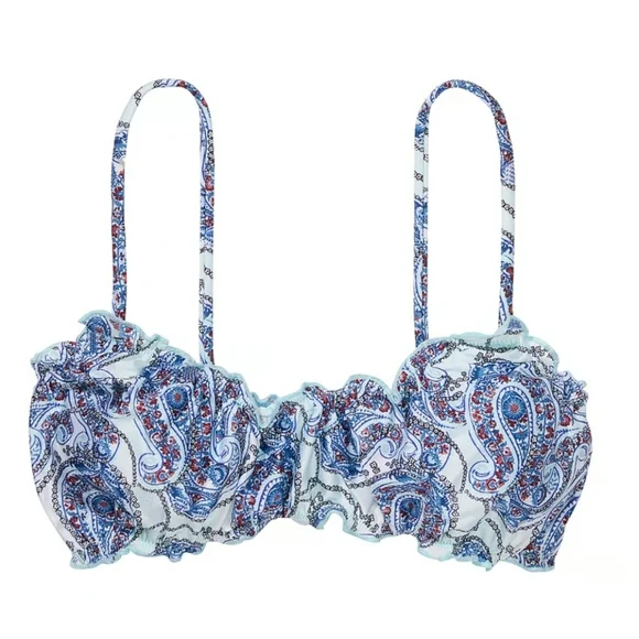 New!Frankie's Bikinis‎ Arabelle Shine Bralette Bikini Top - Picture 6 of 12